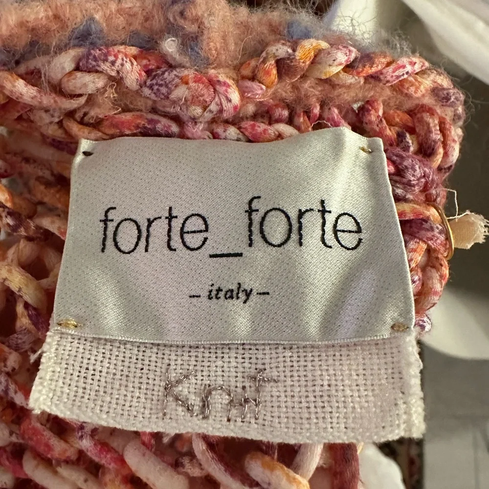 Forte Forte sweater cardigan NWT size 1 oversized made in Italy